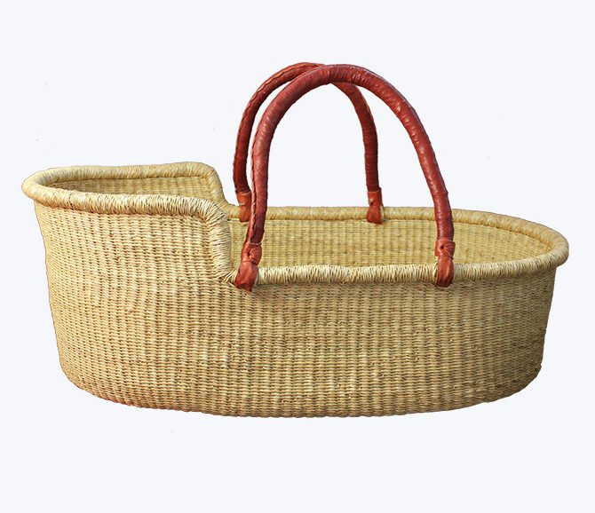 G-164N NATURAL Moses Basket