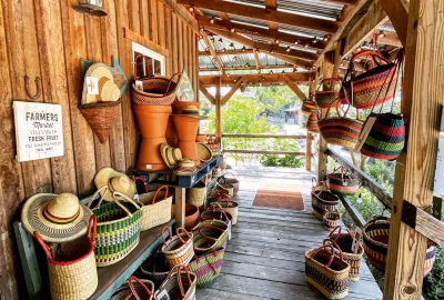 Porch displays have a rustic appeal Porch displays have a rustic appeal