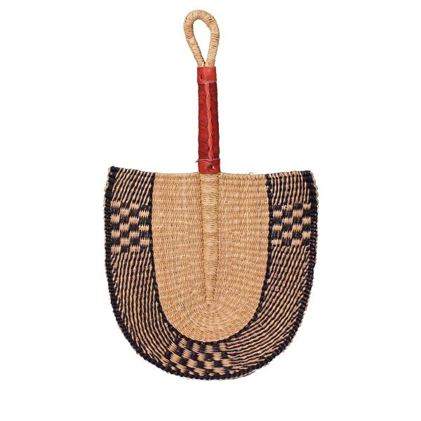 G-173N Natural Woven grass fans