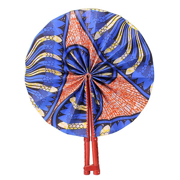 G-273 Colorful cloth folding fans