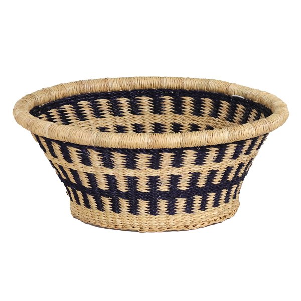 G-155N+: NAVY/NATURAL Deep Fruit Basket (no handle)