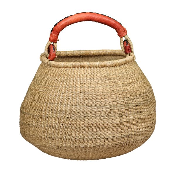 G-161N: NATURAL Pot-Shaped Basket