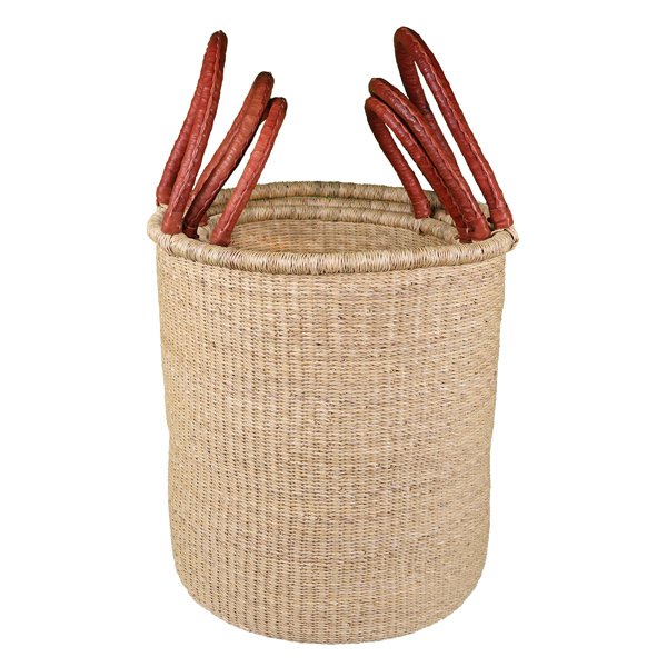 G-175N Set of 3 Laundry Baskets (no lid) ALL NATURAL = 1 Set of 3 per Case