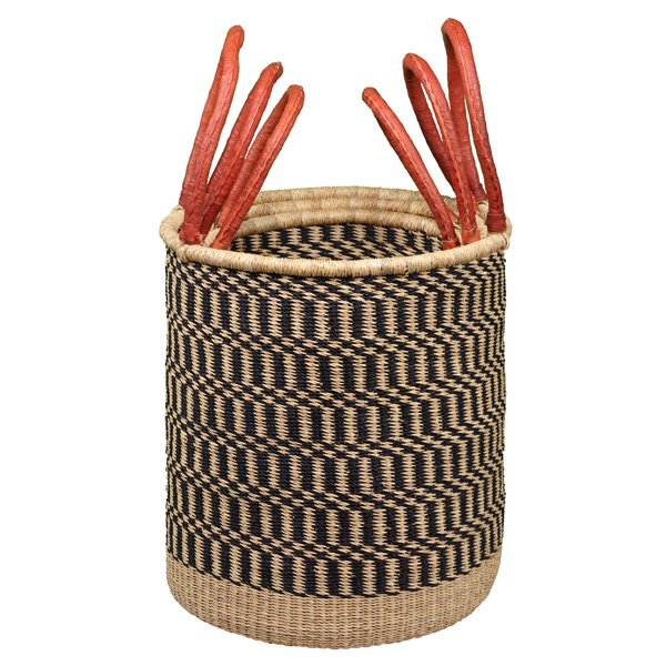 G-175N+ Set of 3 Laundry Baskets (no lid) NAVY/ NATURAL = 1 Set of 3 per Case
